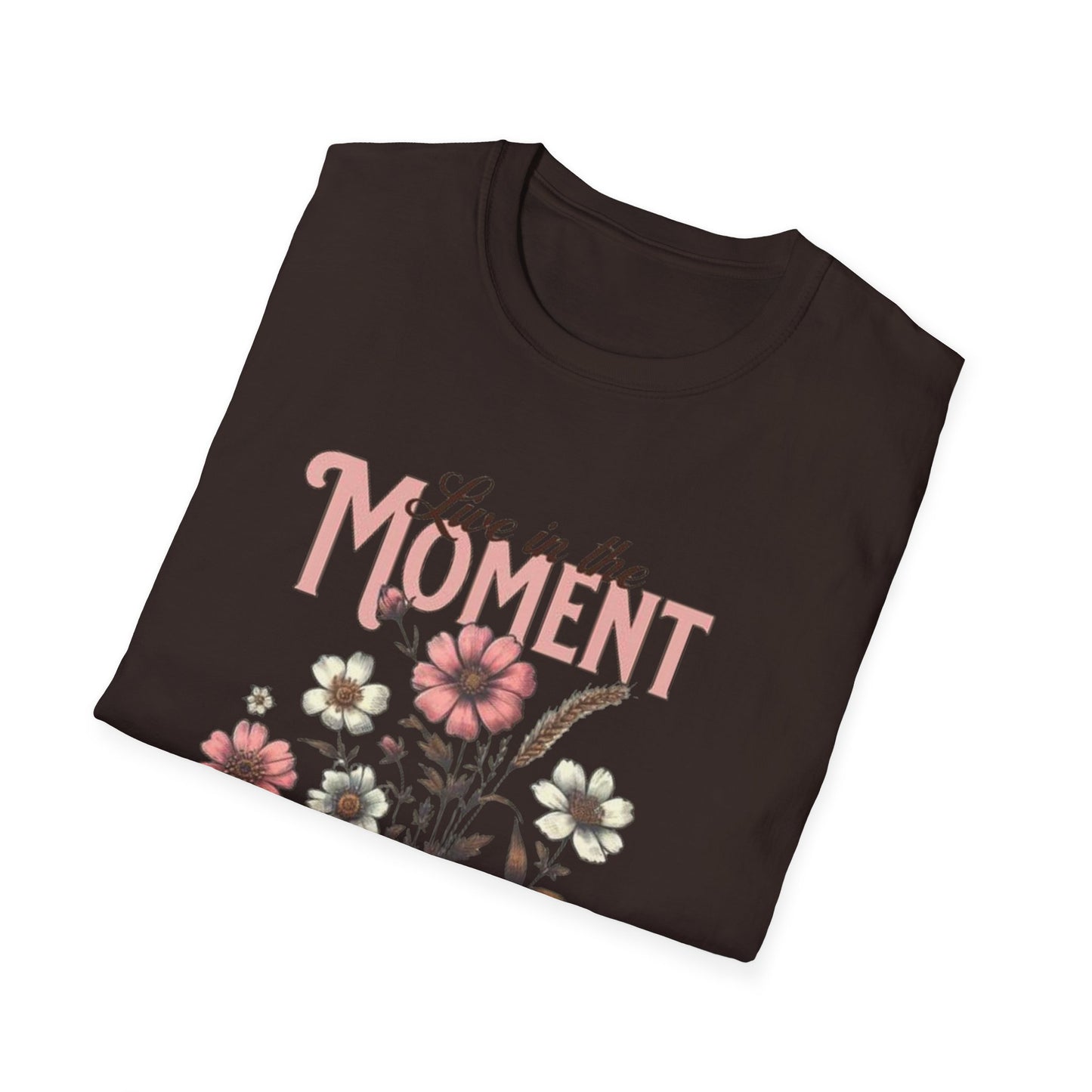 Live in the Moment Floral T-Shirt