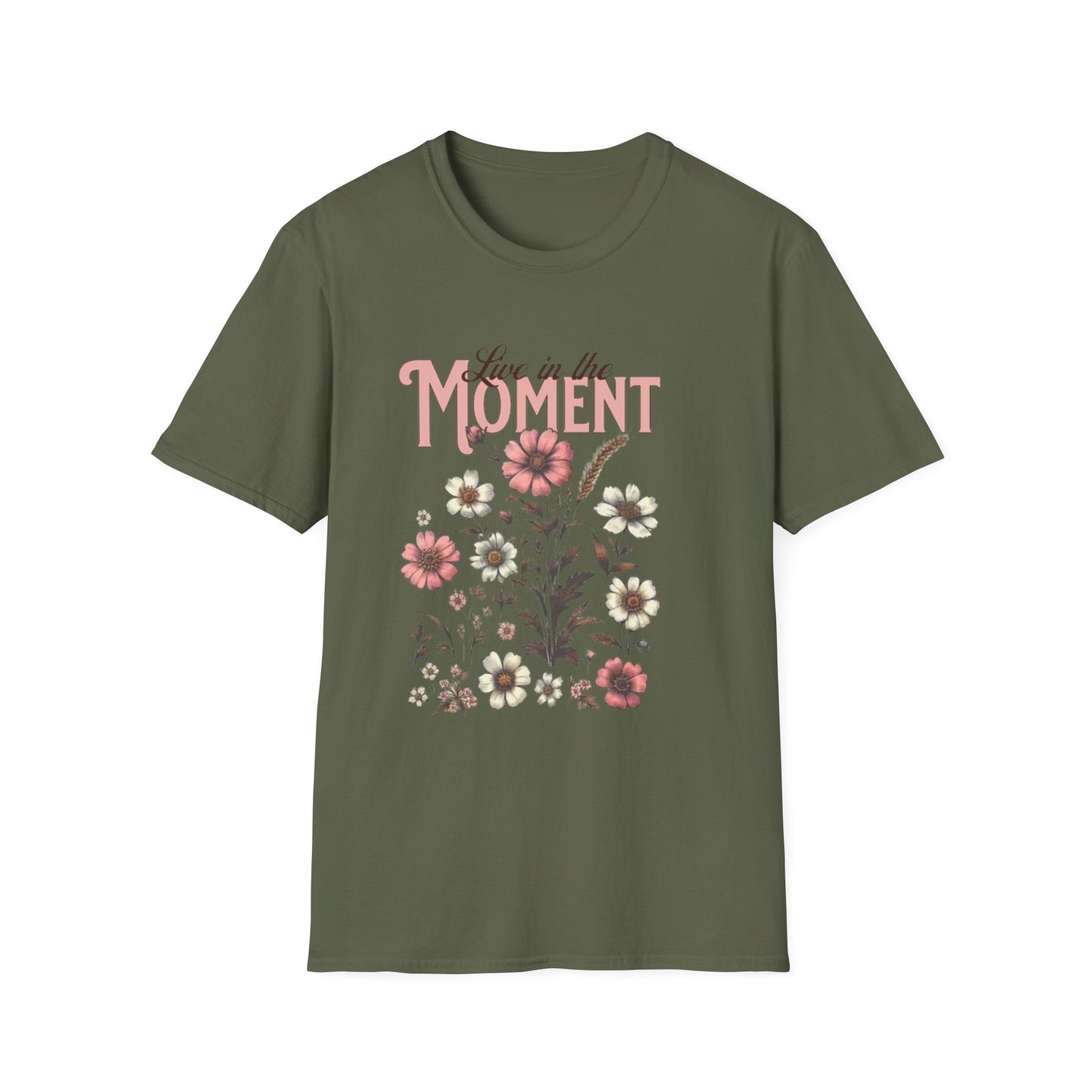 Live in the Moment Floral T-Shirt