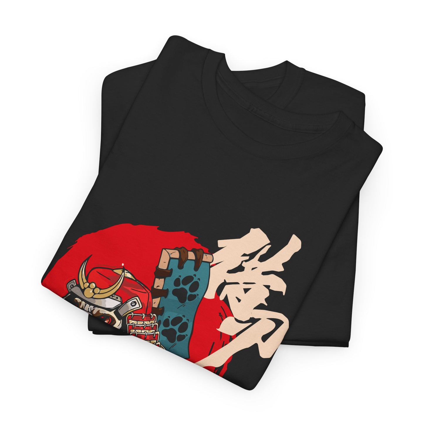 Samurai Turtle Graphic Tee — "No Goal Ahead the Fastest Speed" Japanese Retro Shirt