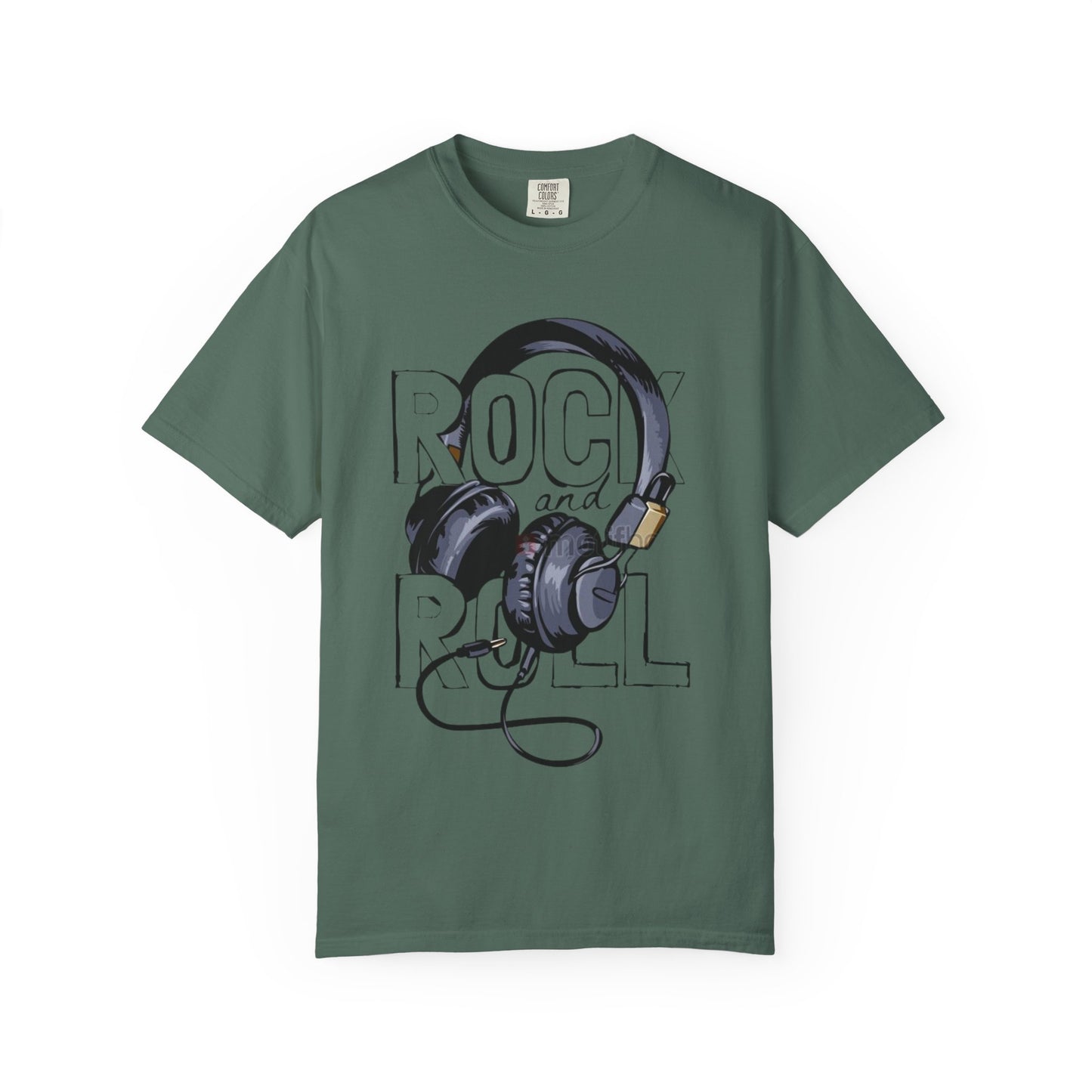 Rock and Roll Headphones T-Shirt — Vintage Music Tee for Music Lovers