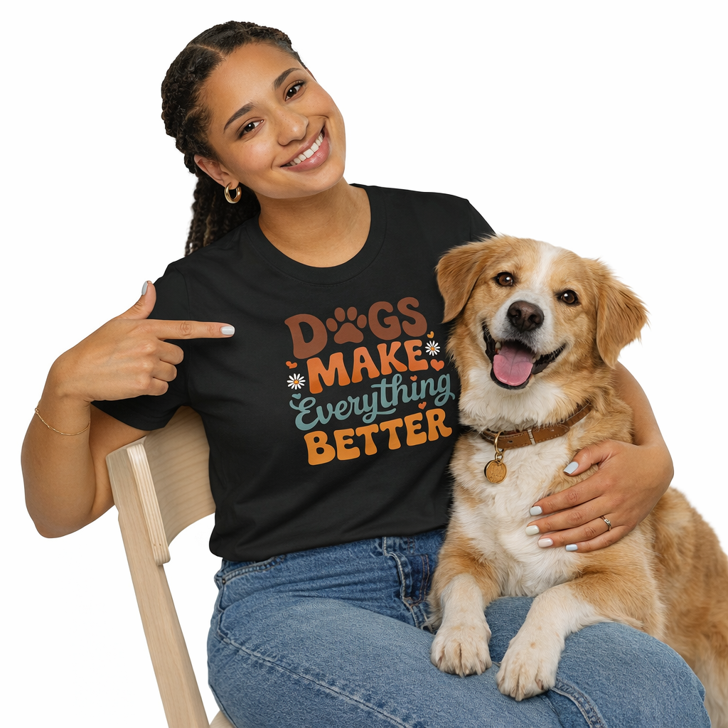 Dogs Make Everything Better T-Shirt