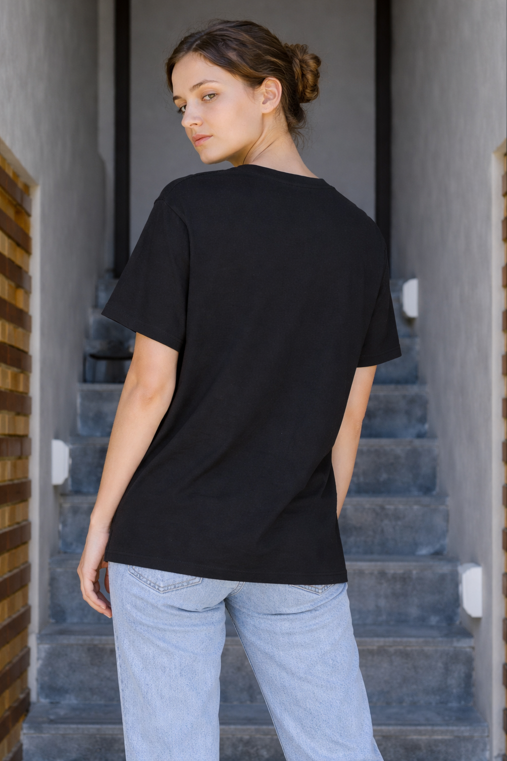 Floral Bow Tee — Pink Rose & Daisies Graphic T-Shirt