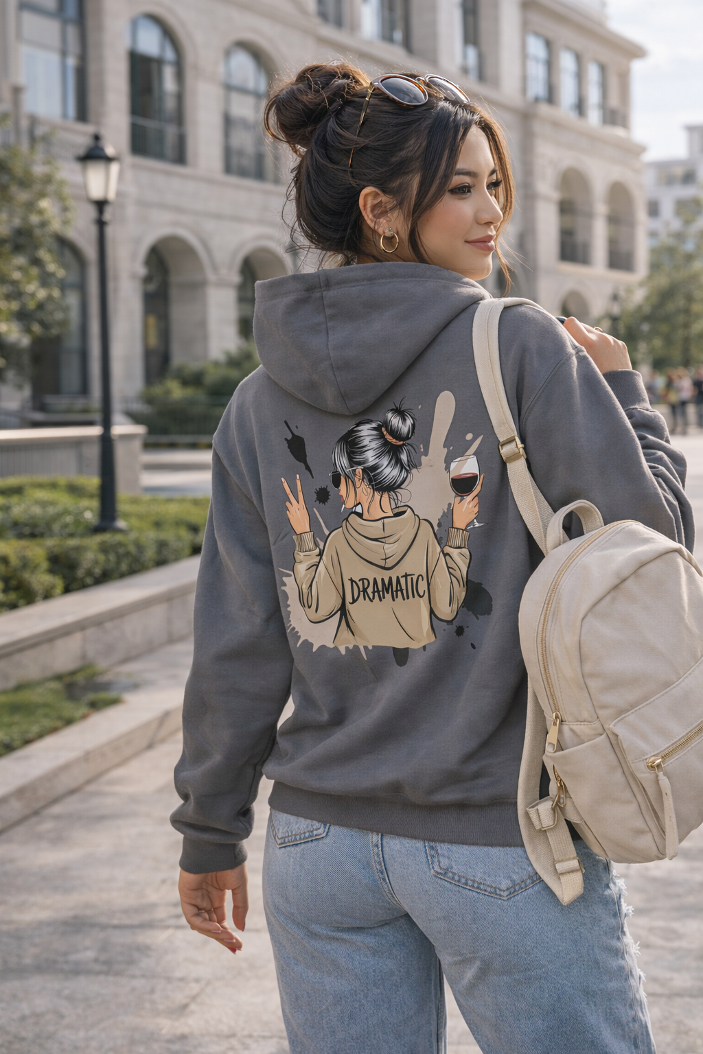 Humble But I’m Still That Girl Hoodie — “Dramatic” Graphic College-Style Pullover